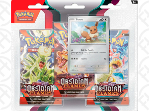 Obsidian Flames - 3 Pack Blister (Eevee, Houndstone)