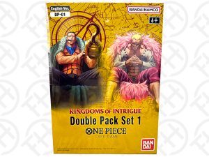 Double Pack Set Display – Kingdoms of Intrigue [DP-01] (OP04) x8 piezas