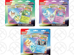 Prismatic Evolutions - Tech Sticker Collection (Leafeon, Glaceon, Sylveon)