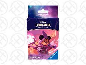 Lorcana Card Sleeves – Mickey Mouse, Wayward Sorcerer (65-Pack)