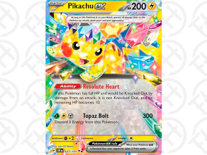 Pikachu ex - 057/191 - SV08: Surging Sparks (SSP)
