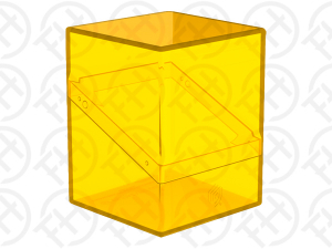 Ultimate Guard - Boulder Deck Case Clear - Amber (100+)