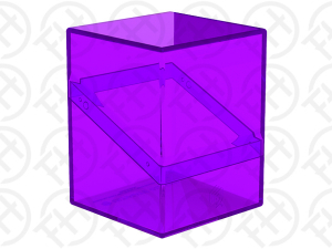 Ultimate Guard - Boulder Deck Case Clear - Amethyst (100)