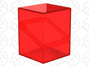 Ultimate Guard - Boulder Deck Case Clear - Ruby (100)