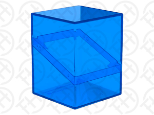 Ultimate Guard - Boulder Deck Case Clear - Sapphire (100)