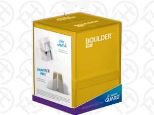Ultimate Guard - Boulder Deck Case Solid - Amber (100)
