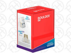 Ultimate Guard - Boulder Deck Case Solid - Ruby (80)