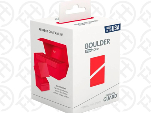 Ultimate Guard – Boulder Deck Case Solid – Red (100+)