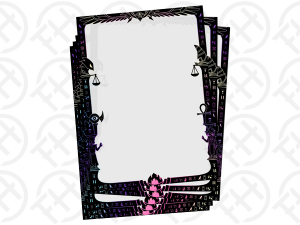 Imperium Duelist - Border Sleeves Stone Tablet (60 pack)