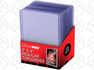 Ultra Pro - 3" x 4" Clear Regular Toploader (25 piezas)