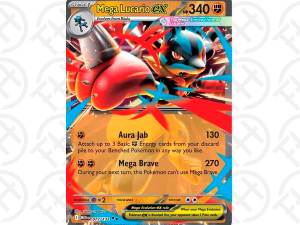 Mega Lucario ex - 077/132 - ME01: Mega Evolution (MEG)