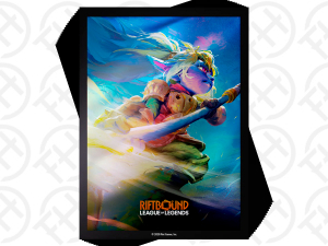 Riftbound Card Sleeves – Poppy (100-Pack)