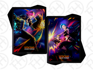 Riftbound Card Sleeves – Vi vs Jinx (100-Pack)